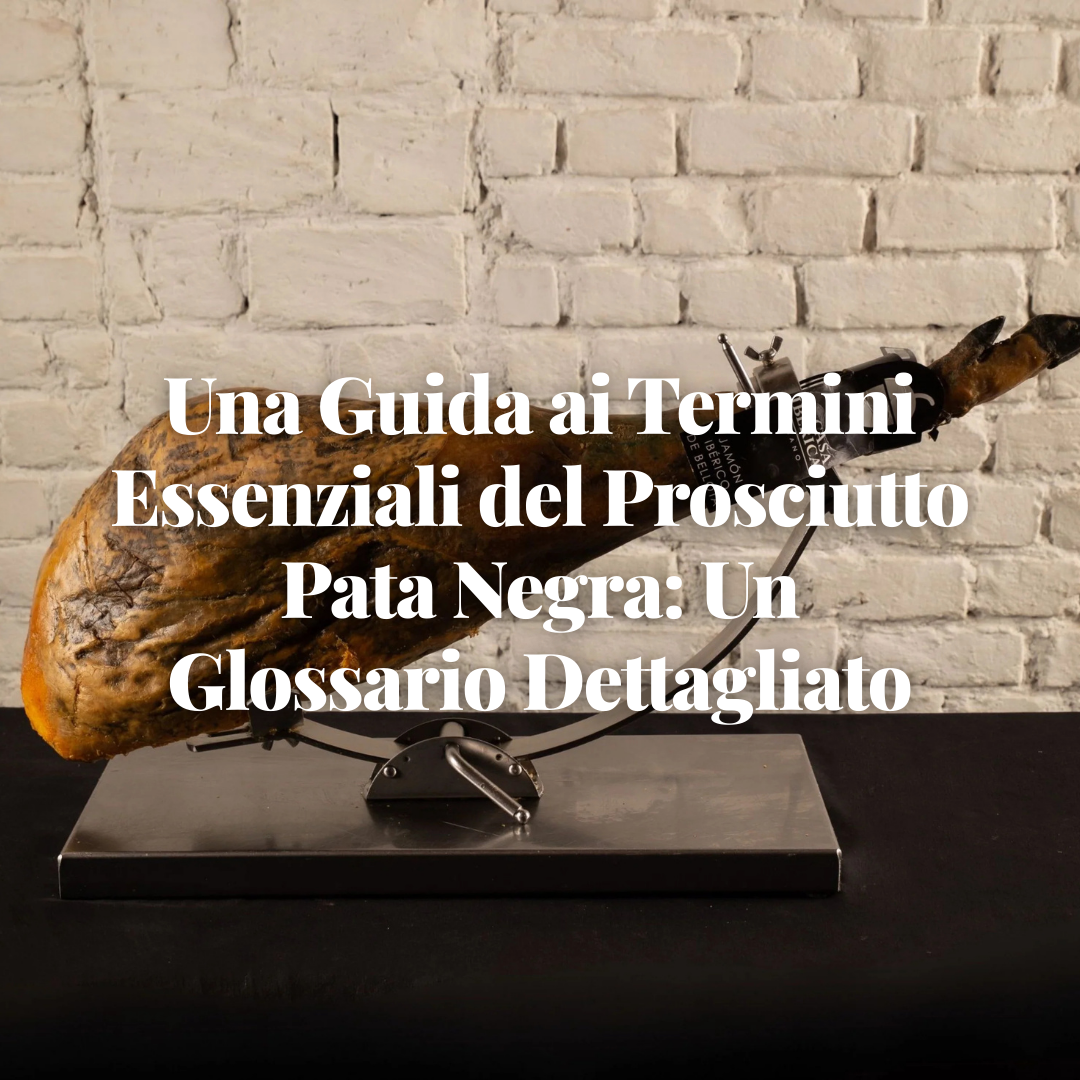 Una Guida ai Termini Essenziali del Prosciutto Pata Negra: Un Glossario Dettagliato
