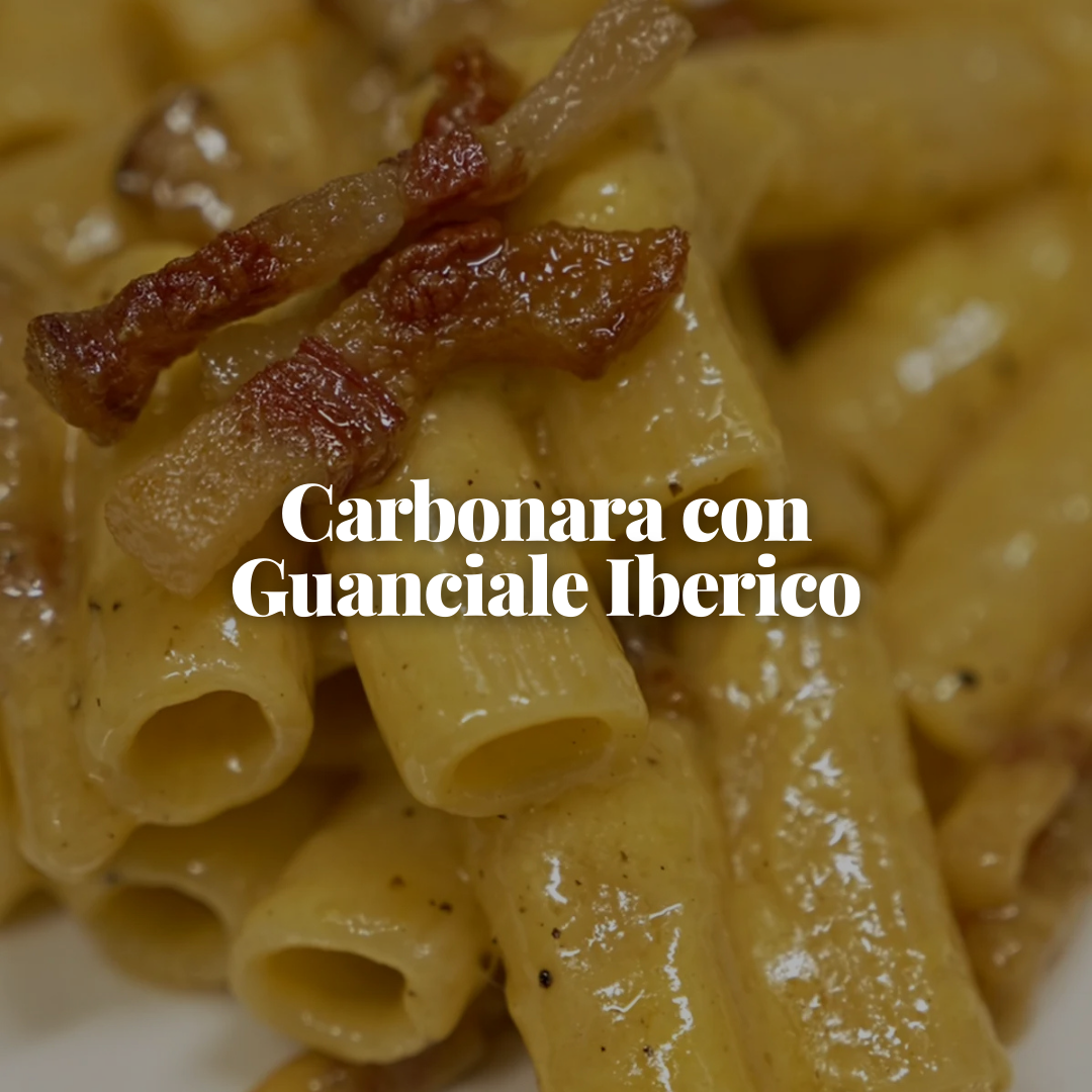 Carbonara con Guanciale Iberico